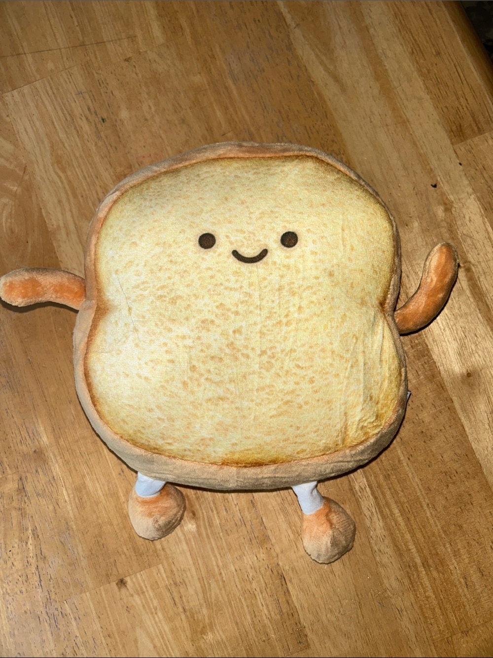 X-DOLLS Toast Slice Bread 9" Plush Novelty Funny Food Pillow Stuffed Toys happy